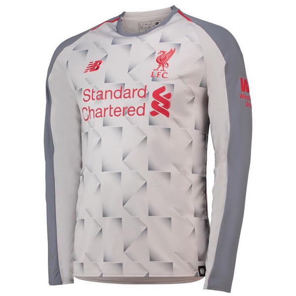 Camiseta Liverpool Tercera equipo ML 2018-19 Blanco